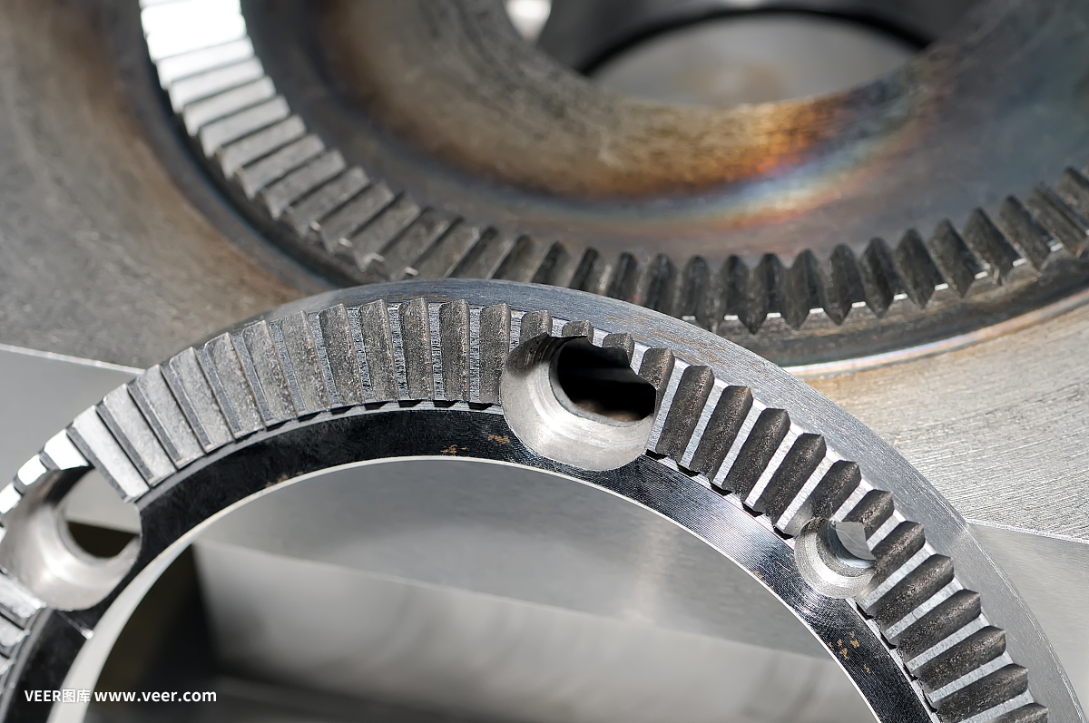 工業產品,金屬零件,特寫。