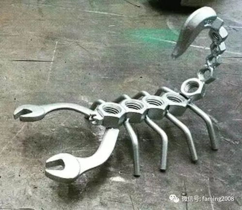 零件重生 廢舊機械零件的藝術蛻變